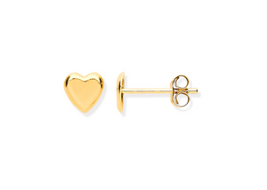 9ct Gold Sweetheart Studs