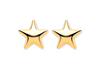9ct Gold Star Studs